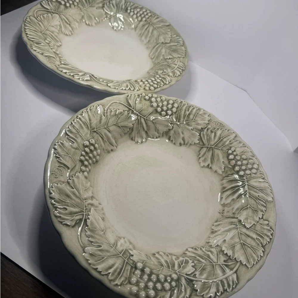 Williams Sonoma Soup Bowl Napa Green Made In Italia 2 Pic